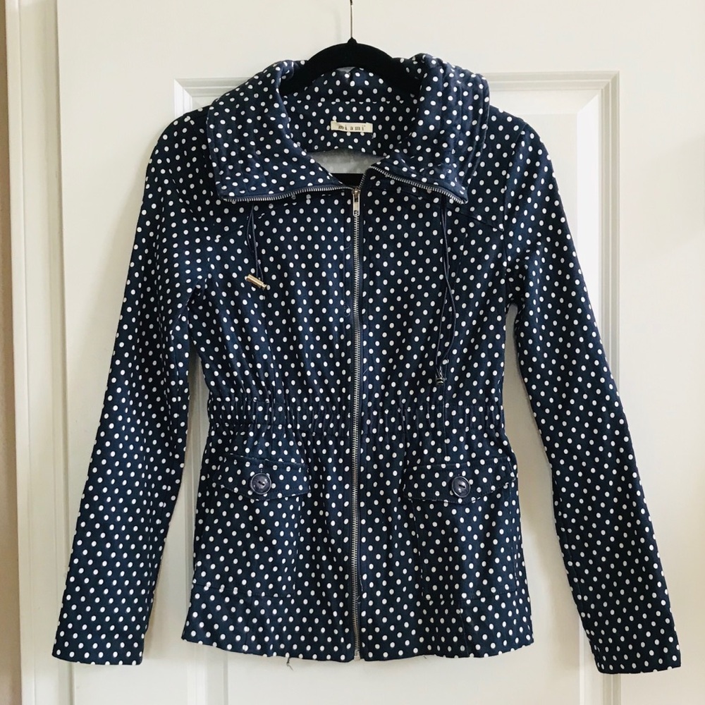Polka dot coat